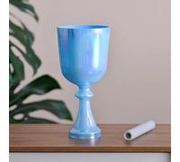 6 Inch Perfect Pitch Handle Crystal Singing Bowl Chakra Bowl, For Meditation, Chakra Healing, Sound Therapy, Yoga, With Percussion Hammer(E4 tone,440hz)