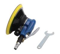 6 Inch Pneumatic Car Polisher Random for Orbit Buffer for Auto Detailing Waxing Sanding Metal Wood 13500 RPM 1/4 Inch Thread(with Vacuum Cleaner)