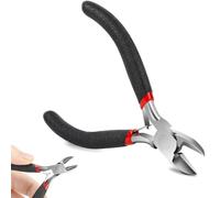 6 Inch Precision Wire Cutter, Wire Flush Cutters Ultra Sharp Side Cutter Clippers with Longer Flush Cutting Edge, Wire Pliers Floral Ideal Wire Snips for Crafting