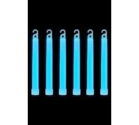 6 Inch Premium Ultra Bright Glow Stick Tubes Lanyard - 25 Pieces Neel Blue Aqua One Size