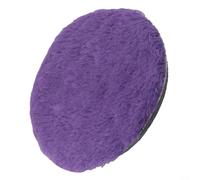 6 Inch Purple Wool Polishing Pad for Car Paint Buffing Polishing Backed Pad with Buffer Polisher for Waxing Glass Restoration Furniture Finishing Applications Wool Sponge