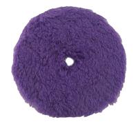 6 Inch Purple Wool Polishing Pad for Car Paint Polishing and Buffing, Compatible with Buffer Polisher Tools, 150mm Diameter with Hook and Loop