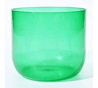6 Inch Quartz Crystal Singing Bowl, for Calm Mind and Ease Soul, Balancing Body Chakra, Sound Healing and Meditation,440hz-F Tone