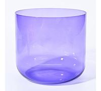 6 Inch Quartz Crystal Singing Bowl, for Calm Mind and Ease Soul, Balancing Body Chakra, Sound Healing and Meditation,440hz-B Tone