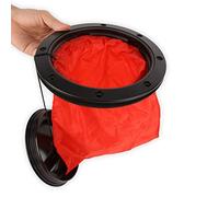 6 Inch Round Kayak Deck Plate with Storage Bag. Convenient Installation and Easy-Removal Design for Kayak Enthusiasts. Red Waterproof Bag for Greater Safety and Utility, Minimizes The