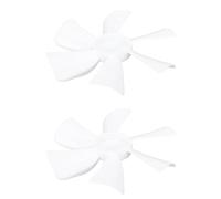 6 Inch RV Vent Fan Blade, Motorhome Ventilation Fan Blade with D-Shaped Shaft, White, Made with ABS Material for Heng's, RV Ventline, Roof Vents, 12 Volt Motor
