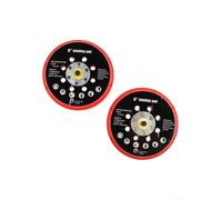 6 Inch Sanding Backing Pad 17 Hole 150mm Ventilated(2pcs) | for durable plastic build, withstands 12000 RPM, fast sanding results, threaded front mount, tool-free installation