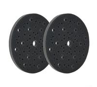 6 Inch Sanding Disc Adapter Soft Foam Polishing Interface 70 Hole Dust Extraction Pad Orbital Sander Backing Plate Hook And LOOPs Sponge Disc