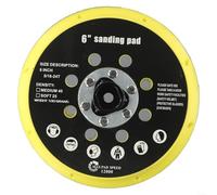 6 inch Sanding Disc Backing Pad 17 Holes 150mm Plastic Hook and Loop Sander Replacement Pad for BO6030 & BO6040, RO1, ES150, ET2, ES/ETS 150
