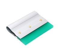 6 Inch Screen Printing Ink Squeegee with Aluminum Handle, 75 Durometer, Flat Squeegee for DIY Hand Printing, Flat Patterns