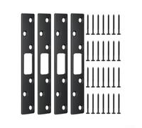 6 Inch Security Door Strike Plate Reinforcement Steel(4 pcs)