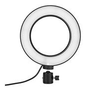 6 Inch Shape Photography Lighting, 3 Colors, Adjustable Fill Light, USB Interface