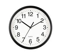 6 Inch Silent Wall Clocks Battery Operated, Non-Ticking Modern Round Clock for Bedroom, Small Wall Clock, Ideal for Home Office Kitchen School, Easy to Read (Color : Black)