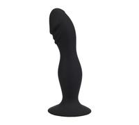 6 Inch Silicone Dildo With Suction Cup Loving Joy Black One Size