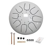 6 Inch Simple Tongue Drum with Drumsticks, Small 8-tone Portable Handpan Drum Set Suitable for Beginners