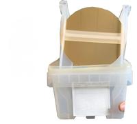 6 Inch Single-Side Polished Silicon Wafer, IC Lithography Sample for Semiconductor Display, Coating and Microscopy Training (wafer chip No.1 (640um))