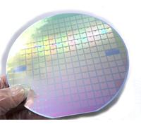 6 Inch Single-Side Polished Silicon Wafer, IC Lithography Sample for Semiconductor Display, Coating and Microscopy Training (Litho Slice No.3(640um))