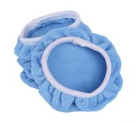 6 Inch Soft Buffer Pads for Car Polisher 5pcs(5pcs 9-10 Inches) | Manual application, no machine needed, precise wax control, ideal for spot care, ergonomic grip