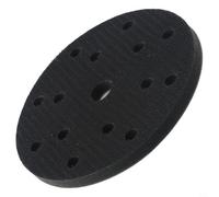6-Inch Sponge Interface Pad for Orbital Sanders - 15-Hole Backing Pad, 10-12mm Thick, Compatible with 6" Pneumatic & Electric Sander