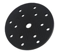6-inch Sponge Interface Pad with 15-Hole Backing Pad for Orbital Sanders - 10-12 mm Thick, 150 mm Diameter, Foam Construction for Con