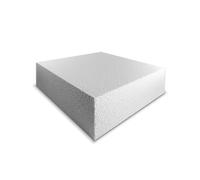 6" Inch Square Cake Dummy Polystyrene Modelling Dummies 4" inch Deep