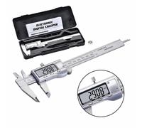 6 Inch Stainless Steel Digital Vernier Caliper 150mm Micrometer Electronic Tool