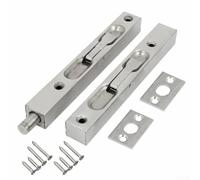 6 Inch Stainless Steel Flush Bolt Door Lock 2 Pcs for Ultimate Security