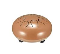 6-inch Steel Tongue Drum 8 Tuning Tambourine Hanging Drum and Drumsticks Rucksack Percussion Instrument (Color : D)