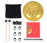 6 Inch Steel Tongue Drum with 11 Notes for Yoga and Relaxation Crafted From Steel Portable Design Easy to Play Beginner Friendly