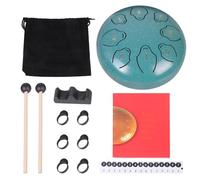 6 Inch Steel Tongue Drum with 11 Notes for Yoga and Relaxation Crafted From Steel Portable Design Easy to Play Drum