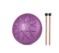 6-inch Steel Tongue Drummer Rattle 8 Tone C Percussion Instrument with Mallet Drum Bag Accessories