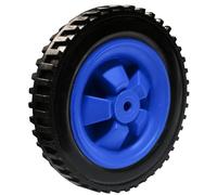6 inch Trolley 146mm Wheel Solid Puncture Proof Tractor Tyre Made In UK for Cart Fishing Trolley or Hand Truck - Blue