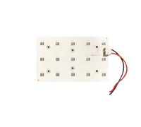 6 inch UV led for Anycubic photon mono 2K 3d Printer 405nm array UV 15pcs Light Source replacing the uv LED board for use plate(Only Light board)