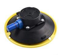 6 Inch Vacuum Suction Cup with Mount Base and Hand Pump for Lifting and Auto Repair Includes M6 M8 1/4 3/8 Female Thread for Easy Equipment Attachment (M6)