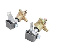 6 Inch Wheel Spindle, Quad Bike ATV Steering Spindle Steel Alloy Set Complete with Bearings, Go Kart Front Steering Spindle, For ATV Go Kart Quad Bike, Repairs,