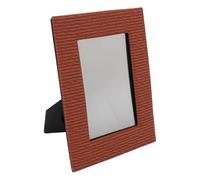 6 Inch WiFi Digital Picture Frame, HD IPS Electronic Leather Photo Frame,Tabletop & Wall Mounted, Share Picture Video, for Birthday, Wedding, Home Decor (Brown)