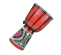 6 Inche Percussion African Drum Hand-Carved Mahogany Djembe Drum With Goat Skin Head African Drum for Beginners