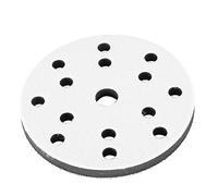6 inches/150mm 15 Holes Soft Sponge Density Interface Pad Sanding Pad Hook and Loop,Buffer Backing Pad,for Sander Dedicated Impact-Resistant Noise Reduction Polisher