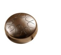 6 Inches 8 Notes Rain Drum, Rain Music Maker Outside, Steel Tongue Drum Rain Chime, Rain Drum Instrument for Outside, Steel Tongue Drum Rain Chime Waterproof, Rain Drum for Garden (Bronzed)