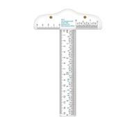 6 Inches Acrylic Clear T-Square Ruler,1 Pack,T Square Ruler,Transparent,T Ruler,for Crafting Drafting and General Layout Work Art Framing & Drafting Scrapbooking Crafting Arts Crafts Supplies Tools