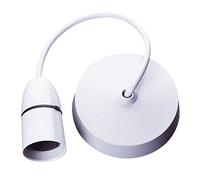 6 Inches Ceiling Rose Pendant Light Bulb Holder for Home, Work, Garage & Office