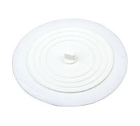 6 Inches Drain Stopper, Silicone Bath Plug Tub Stopper White Drain Plug for Kitchens, Bathrooms and Laundries