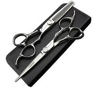 6 Inches Porfessional Hairdressing Scissors Set Stainless Steel Hair Cutting Shears Kit,Haircut Cutter Shears