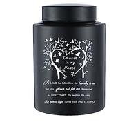 6 Inches Small Urn for Human Ashes Stainless Steel Mini Cremation Urn Small Keepsake Urn Memorial Ashes Container