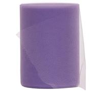 6 Inches x 25 Yards Tutu Tulle Roll Fabric Spool Party Birthday Wraping DIY Craft Projects Bridal Bow DIY Table Skirt Baby Shower Wedding Party Decor, Light Purple