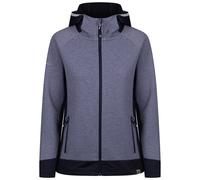 (6, Indigo Tone Marl) Trespass Womens Quick Dry Active Hoodie - Sophy