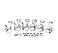 6 Inline Vintage Style Guitar Rock Tuner Lock String Tuning Key Peg Machine Head Left Hand Guitar Tuner