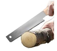 6" Japanese Flush Cut Saw, 3-Sided SK-5 Steel Blade for Precision Woodwork | Double-Sided Pull Saw (11/17 TPI) for Carpenters & DIY Woodworking