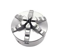 6 Jaw 160mm 6 inch Lathe Chuck Self Centering K13-160 Hardened Reversible Mounting Tool for Drilling Milling Woodworking