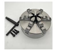 6 Jaw 200mm Self-Centering Manual Metal Lathe Chuck K13-200 - CNC Machined Steel for Woodworking and Metalworking
